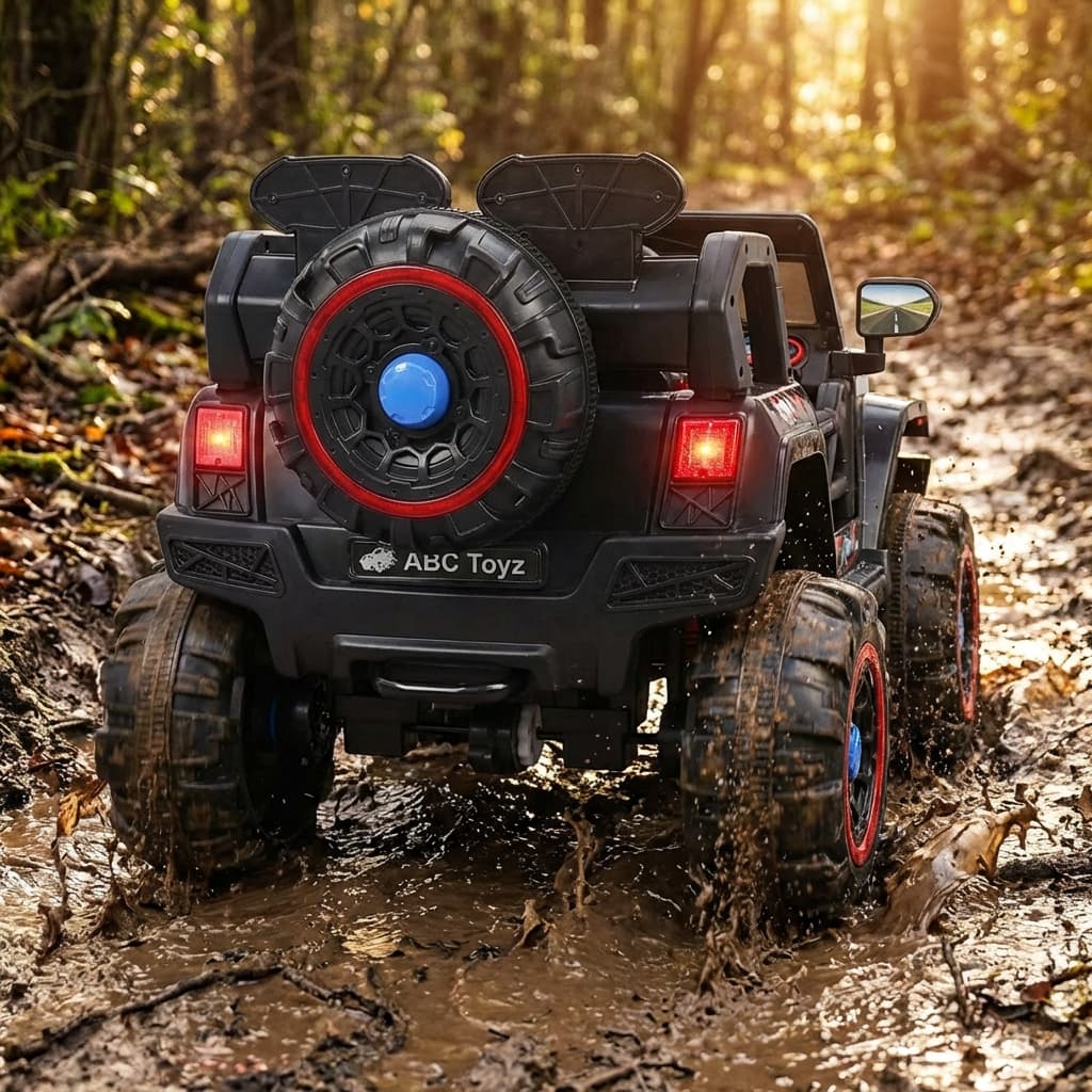 ABC Toyz Monster 4x4 12V Off-Road Ride-On Jeep - View 5