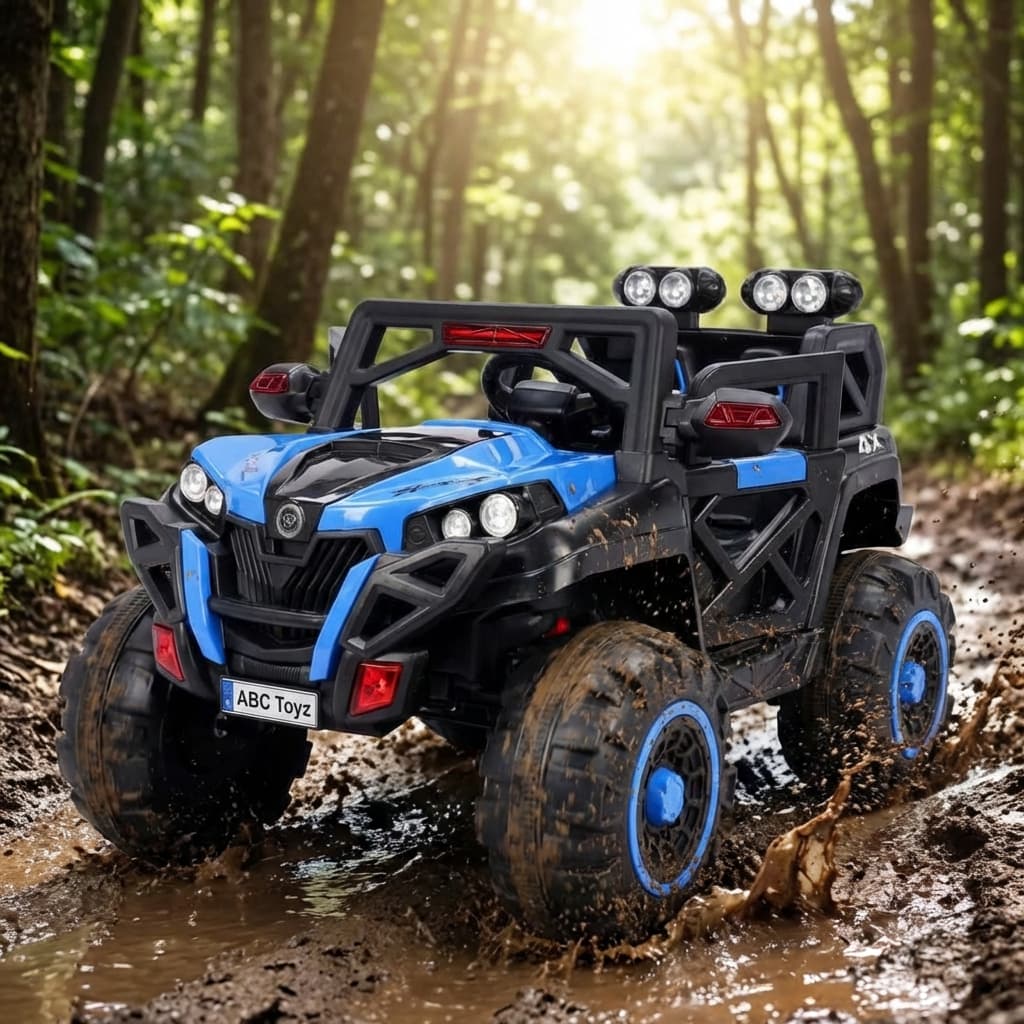 ABC Toyz Monster 4x4 12V Off-Road Ride-On Jeep - View 7