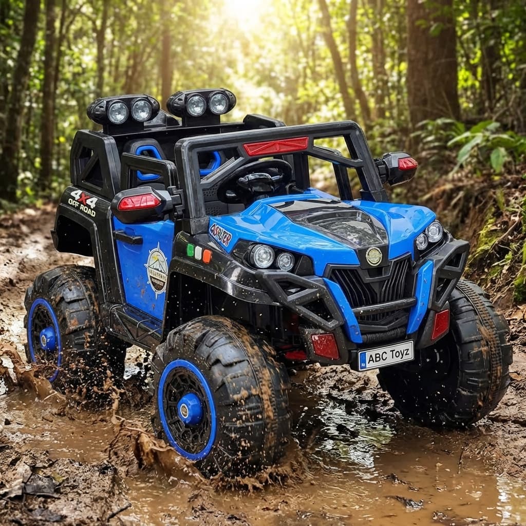 ABC Toyz Monster 4x4 12V Off-Road Ride-On Jeep - View 8