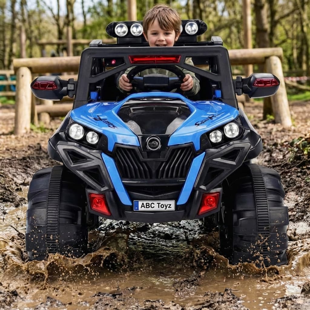 ABC Toyz Monster 4x4 12V Off-Road Ride-On Jeep - View 6