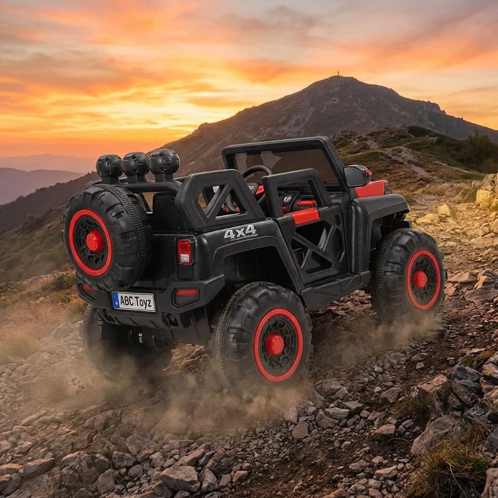 ABC Toyz Monster 4x4 12V Off-Road Ride-On Jeep - View 4