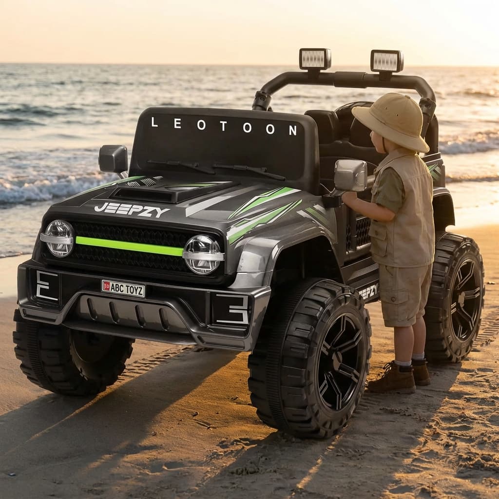 ABC Toyz Jeepzy 12V Two-Seater Off-Road Jeep - View 3