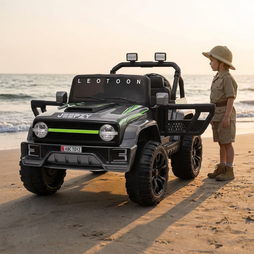 ABC Toyz Jeepzy 12V Two-Seater Off-Road Jeep - View 5