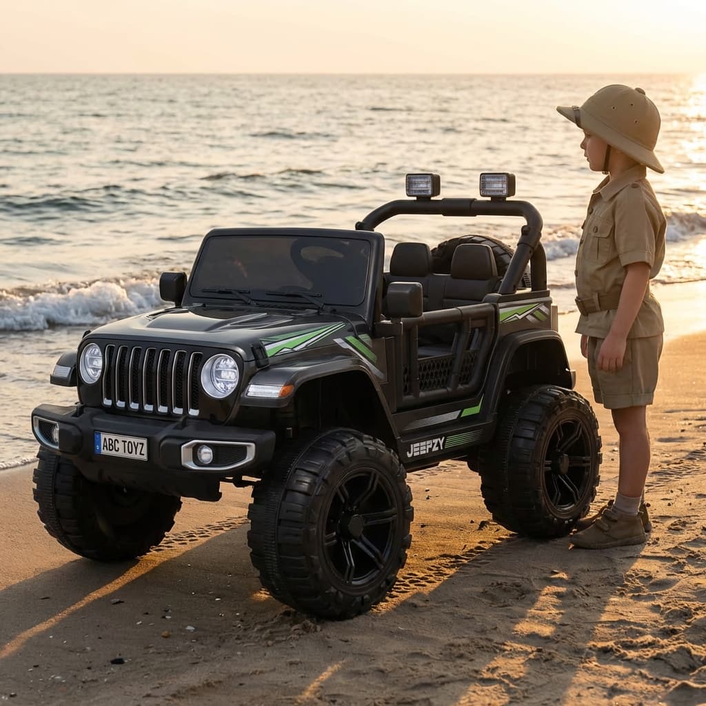 ABC Toyz Jeepzy 12V Two-Seater Off-Road Jeep - View 9