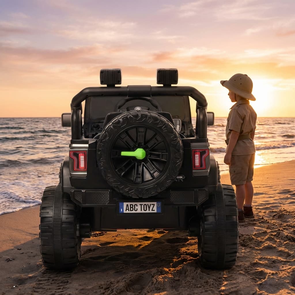 ABC Toyz Jeepzy 12V Two-Seater Off-Road Jeep - View 8