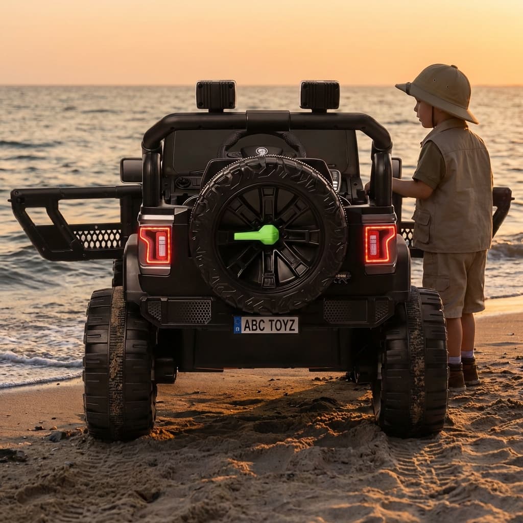 ABC Toyz Jeepzy 12V Two-Seater Off-Road Jeep - View 12