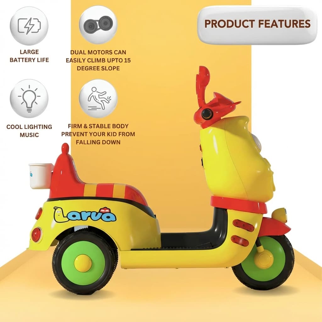 ABC Toyz Cartoon Character 6V Dual Motor Electric Scooter - View 4