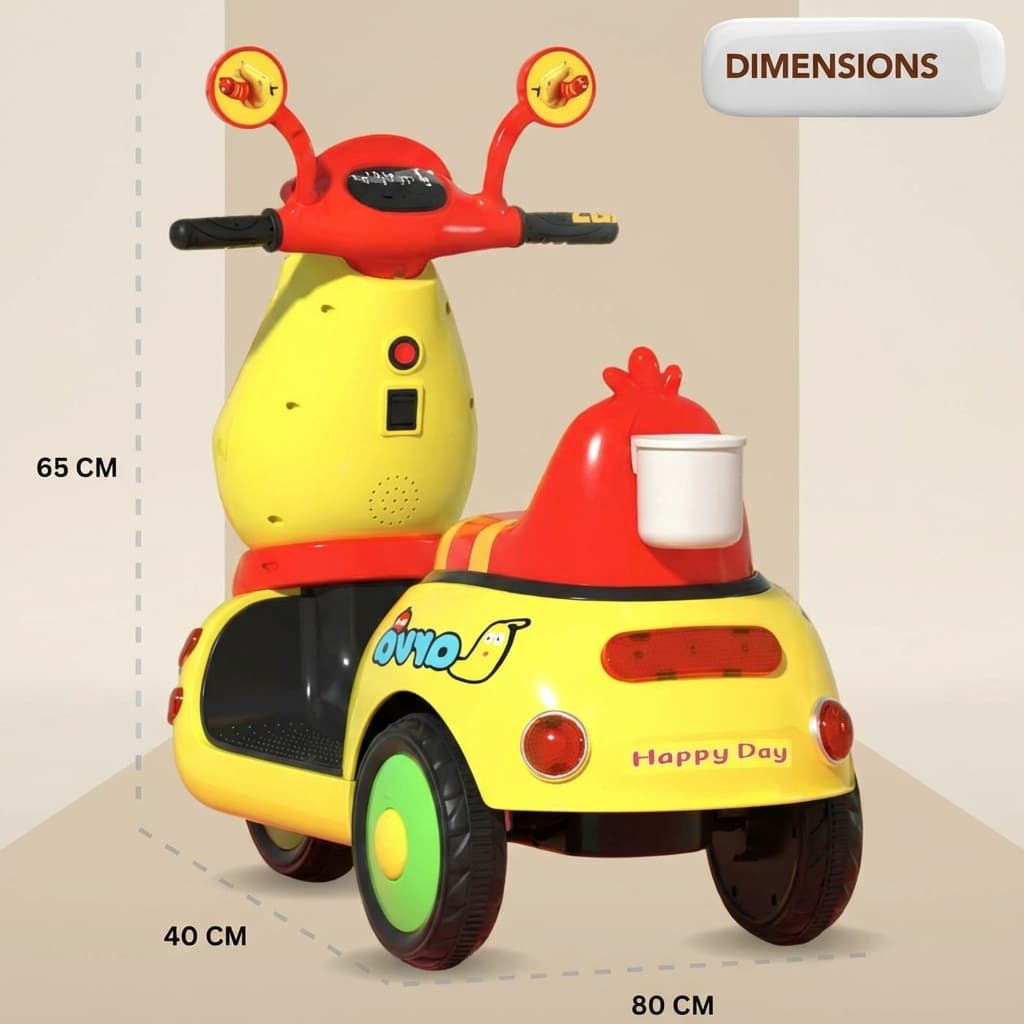 ABC Toyz Cartoon Character 6V Dual Motor Electric Scooter - View 5