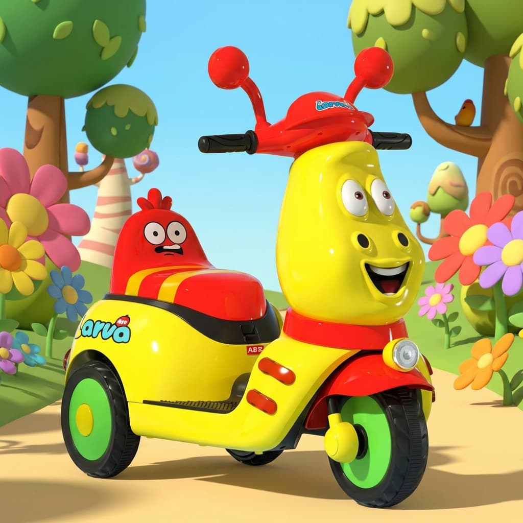 ABC Toyz Cartoon Character 6V Dual Motor Electric Scooter - View 8