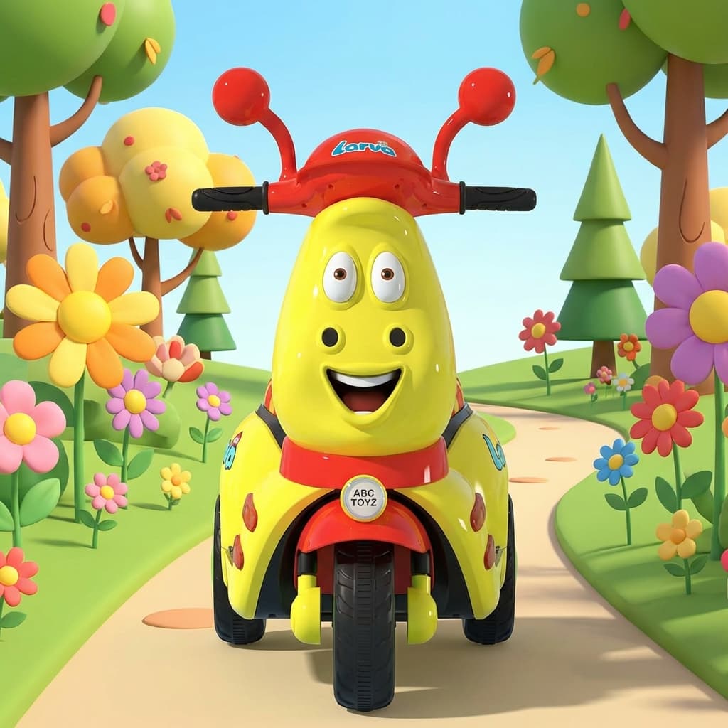 ABC Toyz Cartoon Character 6V Dual Motor Electric Scooter - View 7