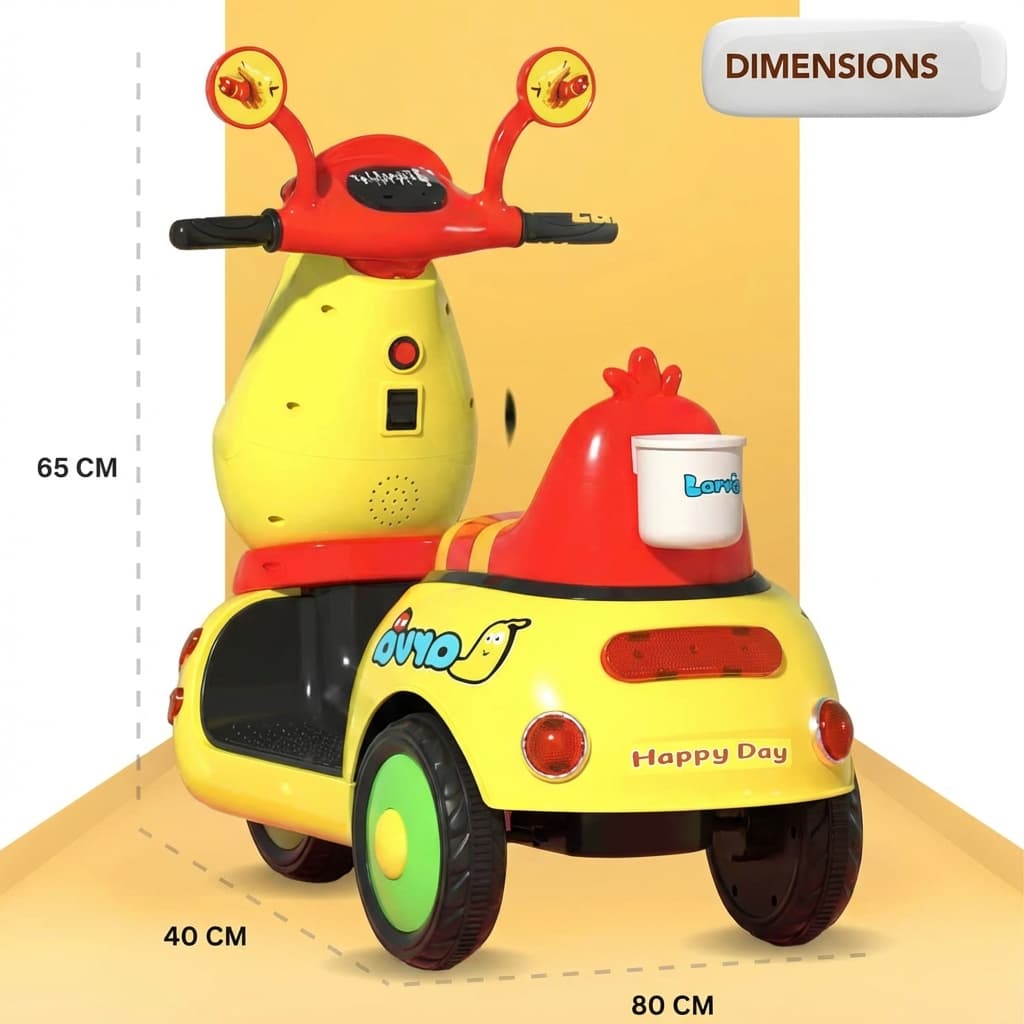 ABC Toyz Cartoon Character 6V Dual Motor Electric Scooter - View 10