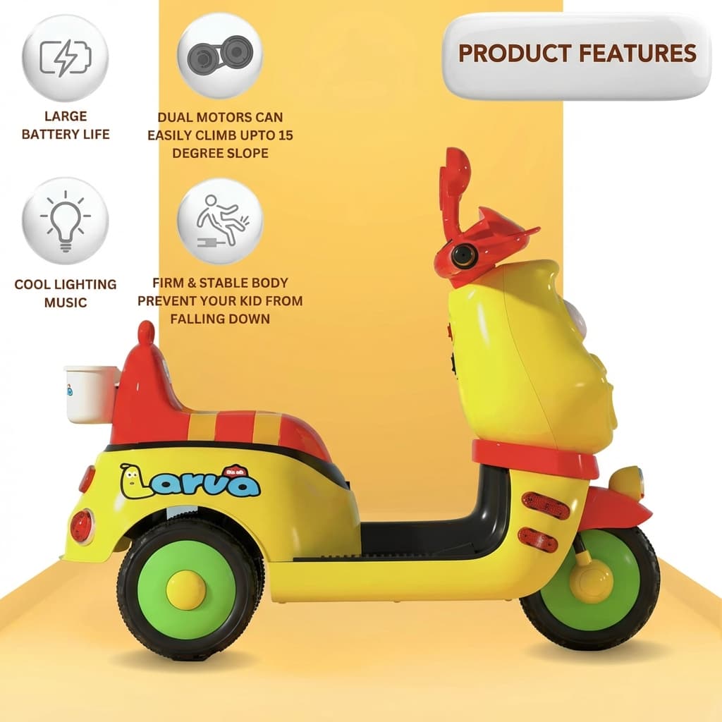 ABC Toyz Cartoon Character 6V Dual Motor Electric Scooter - View 9
