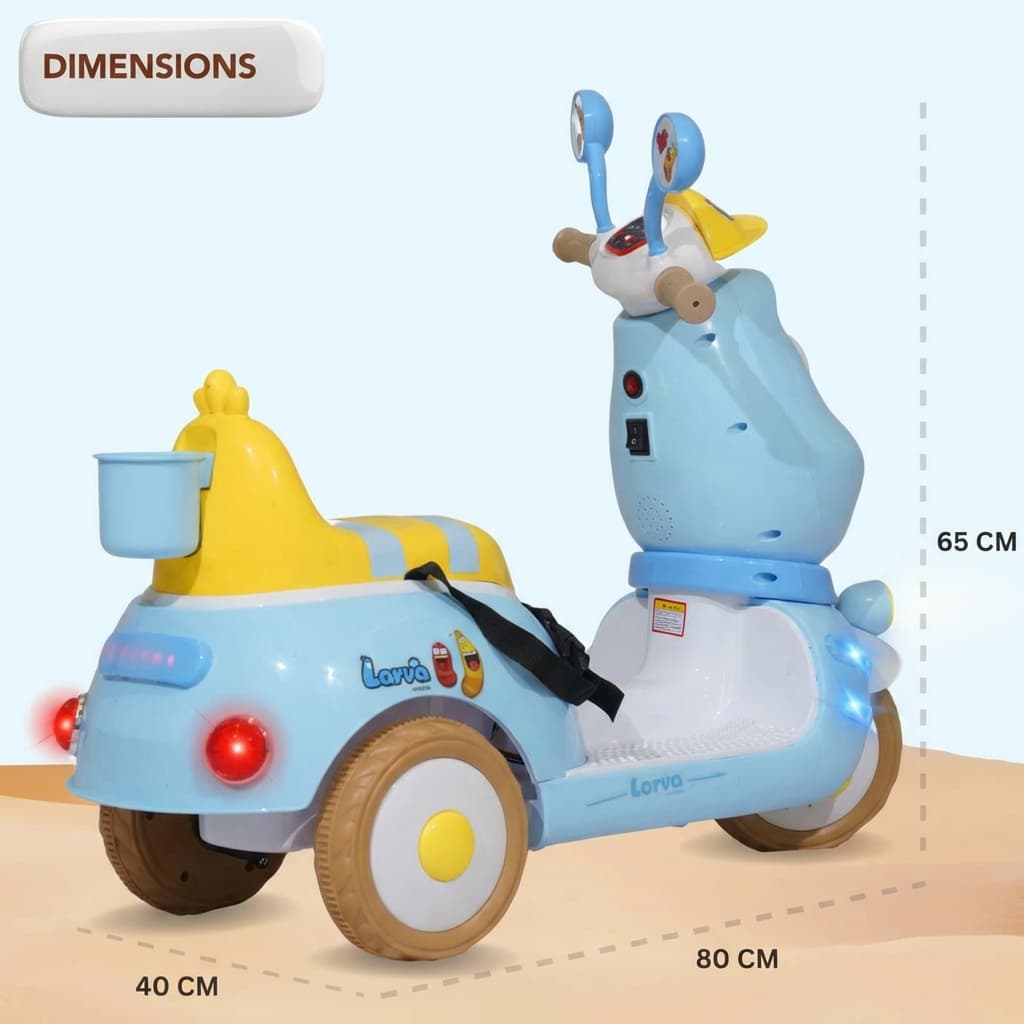 ABC Toyz Cartoon Character 6V Dual Motor Electric Scooter - View 14