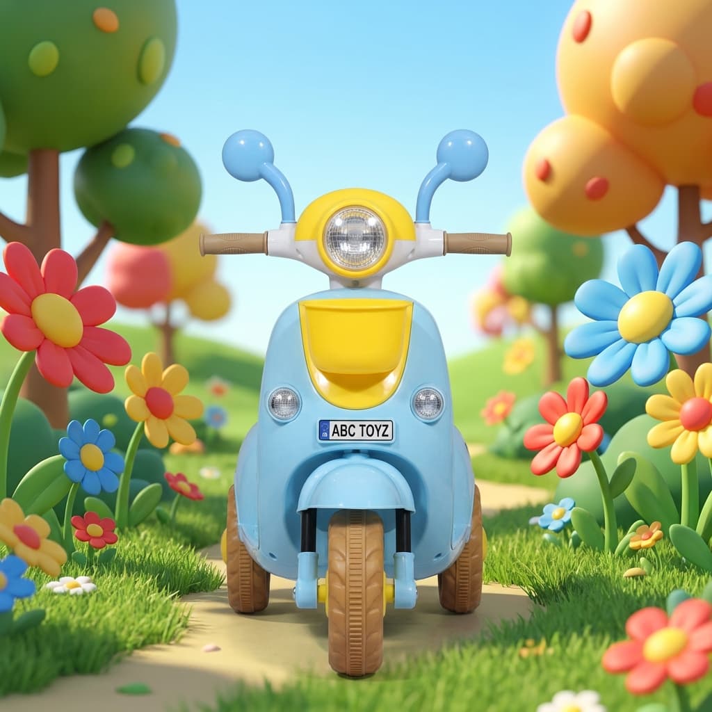 ABC Toyz Cartoon Character 6V Dual Motor Electric Scooter - View 20