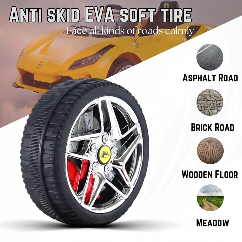 ABC Toyz Premium F8 Performance Ride-On Car - View 5