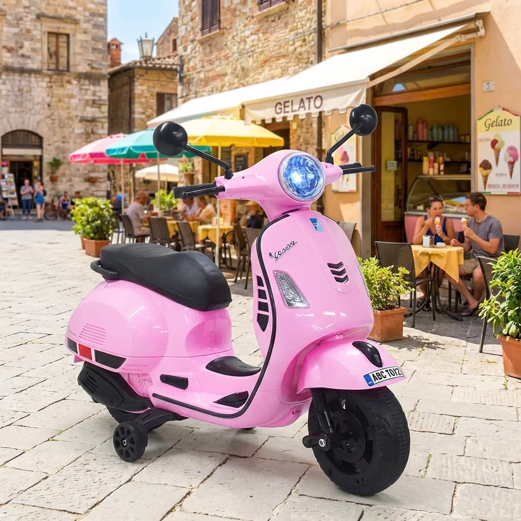 ABC Toyz Vespa Style 12V Battery Ride-On Scooty - View 6