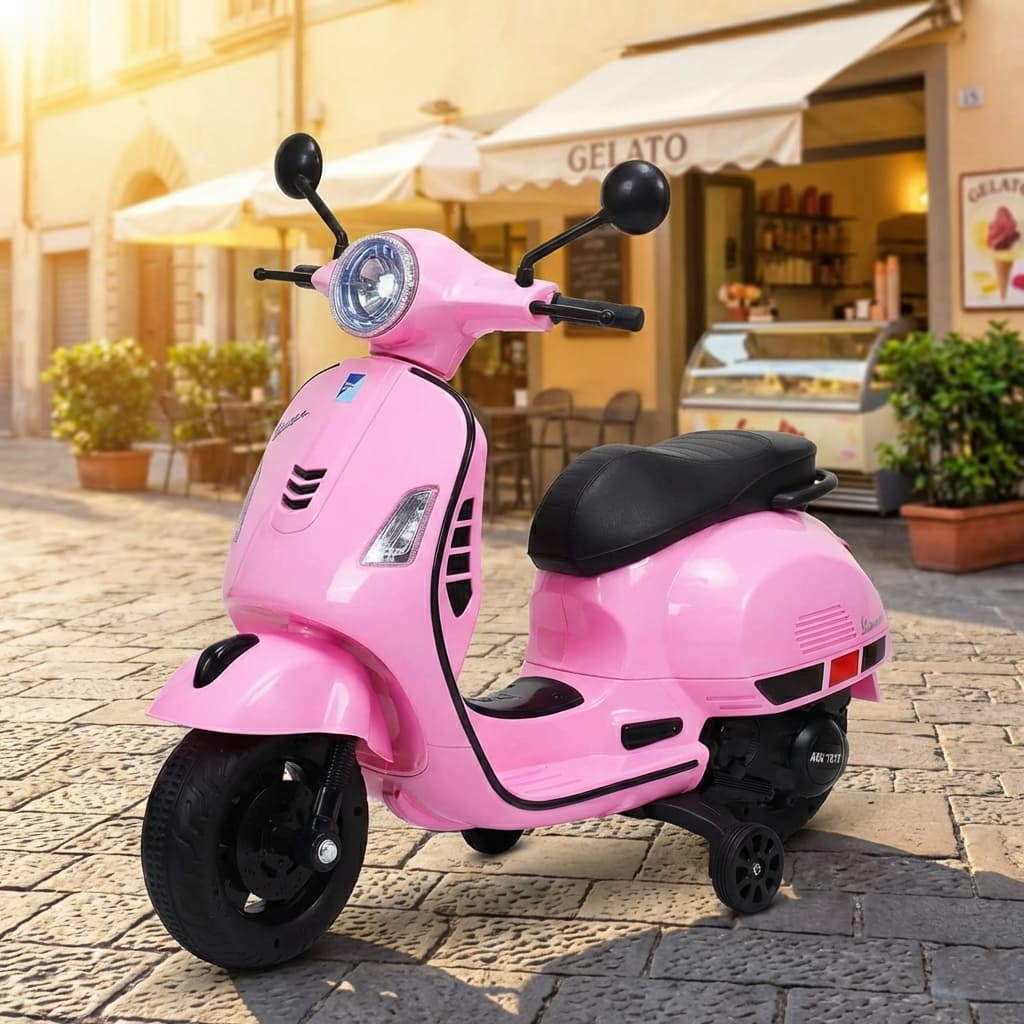 ABC Toyz Vespa Style 12V Battery Ride-On Scooty - View 7