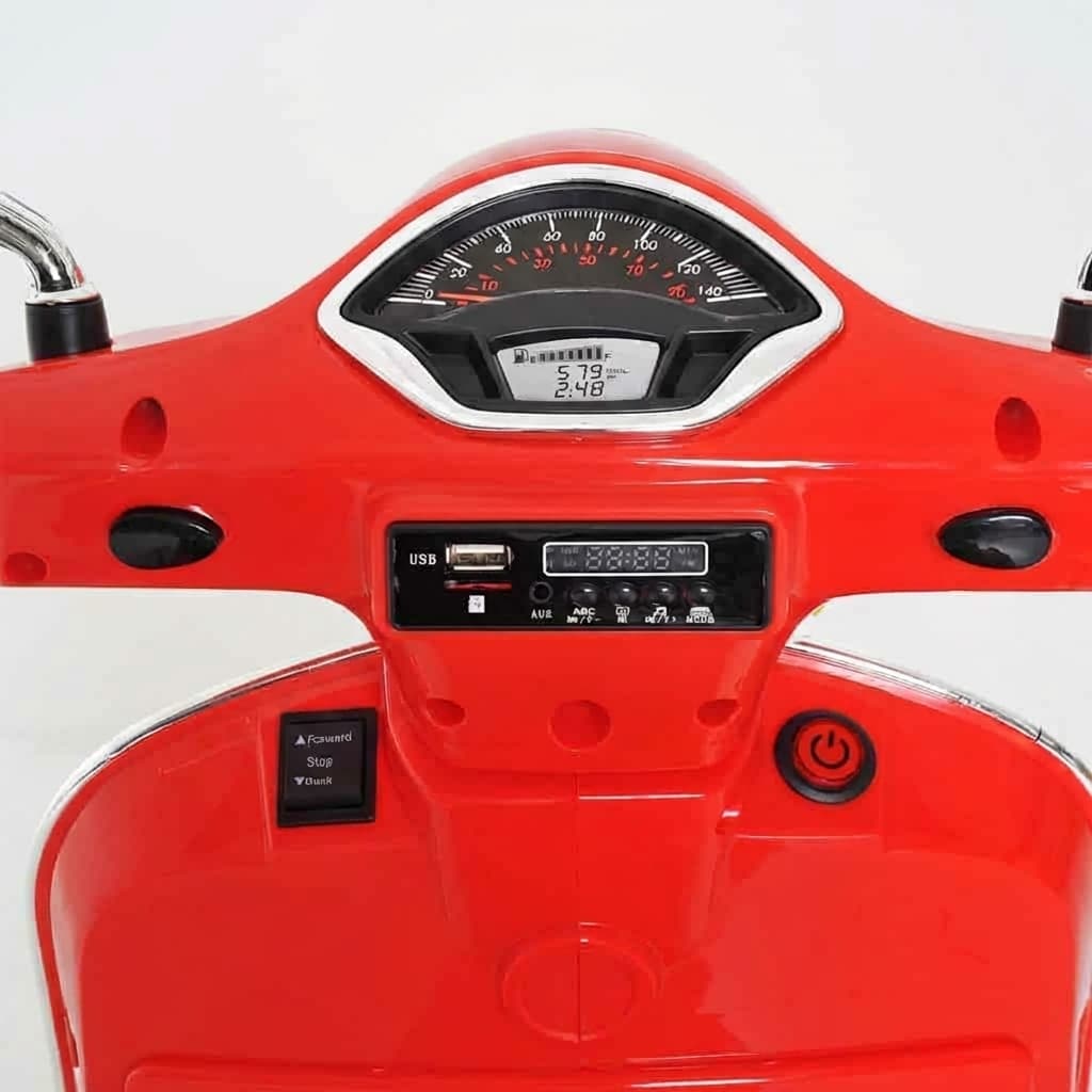 ABC Toyz Vespa Style 12V Battery Ride-On Scooty - View 18