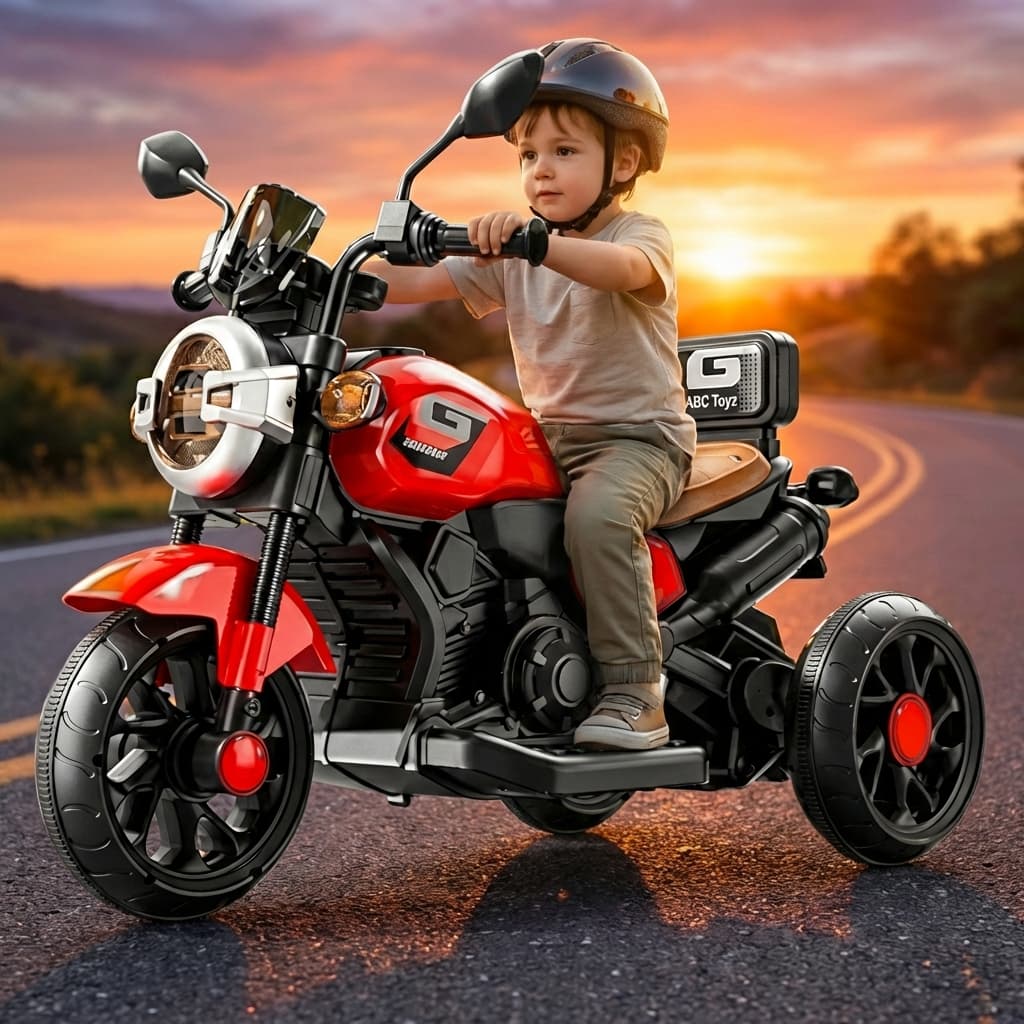 ABC Toyz Yamaha Style 6V Remote Control Trike - View 5