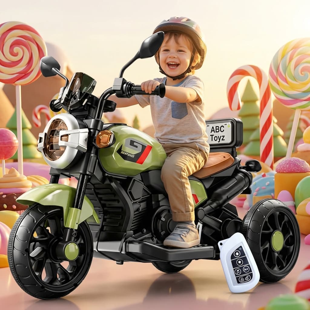 ABC Toyz Yamaha Style 6V Remote Control Trike - View 6