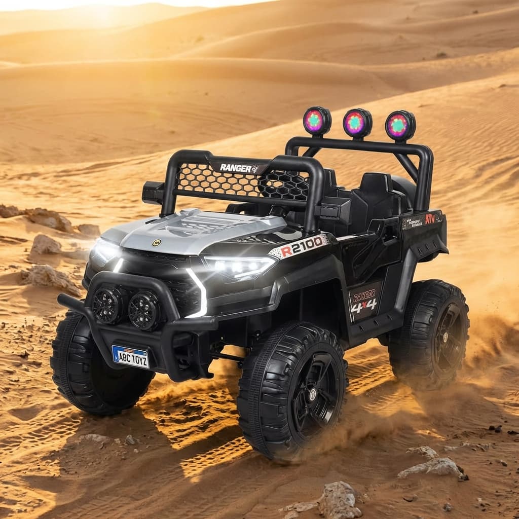 ABC Toyz Ranger R2100 12V 4x4 Off-Road Jeep - View 3