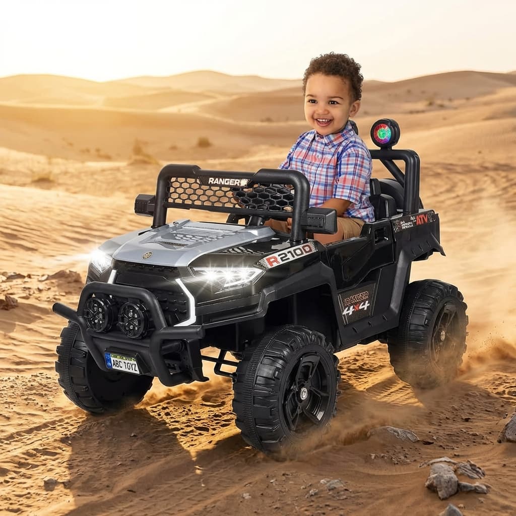 ABC Toyz Ranger R2100 12V 4x4 Off-Road Jeep - View 5