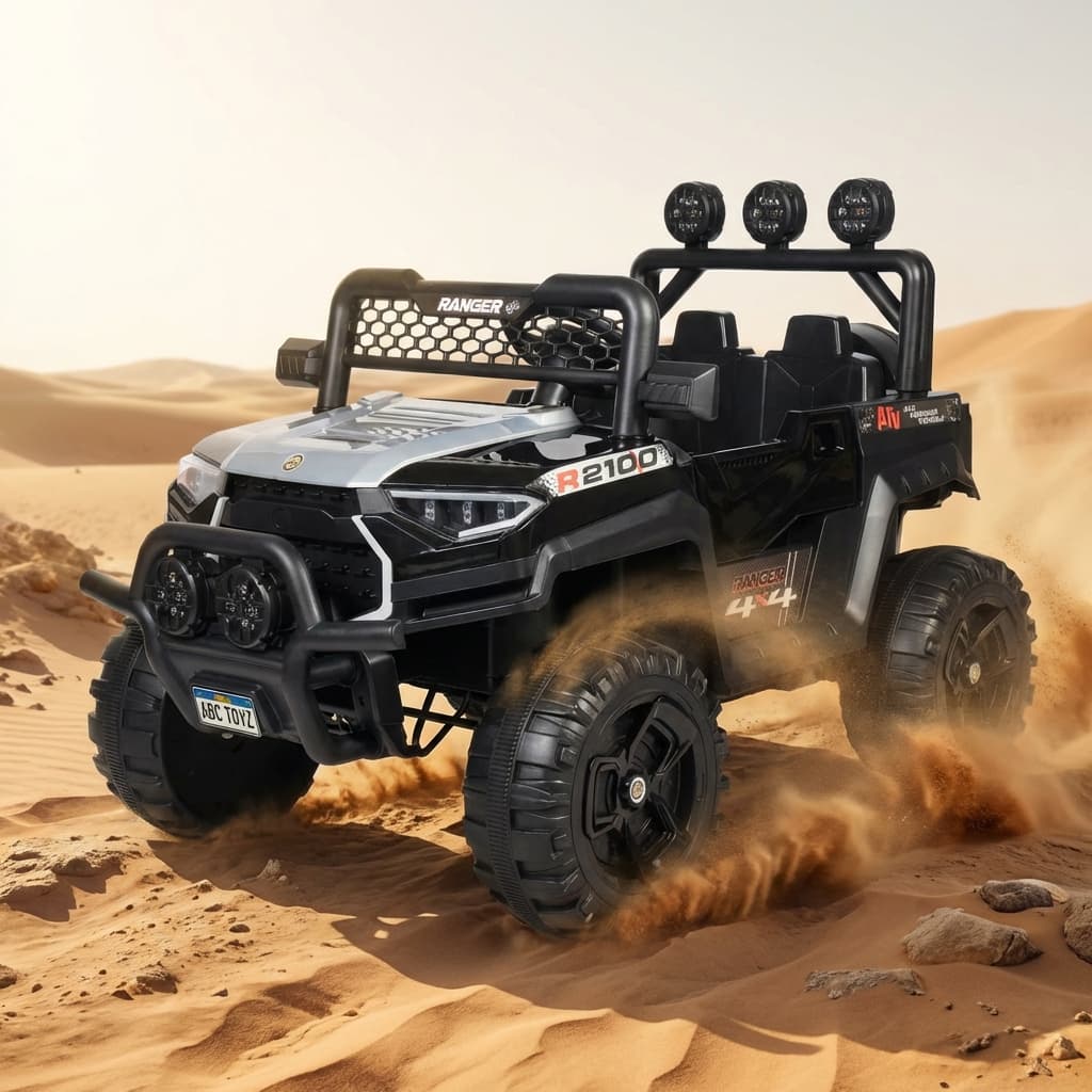 ABC Toyz Ranger R2100 12V 4x4 Off-Road Jeep - View 1