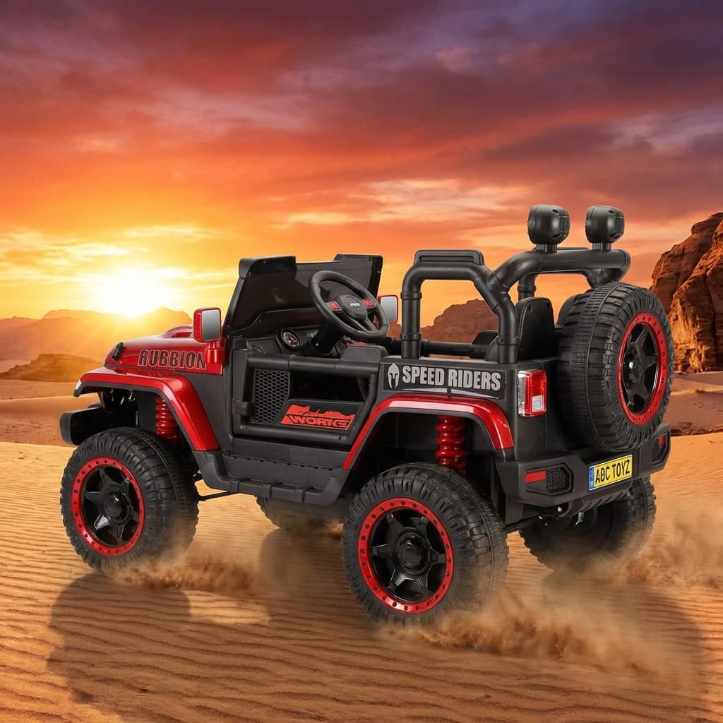 ABC Toyz Rubbion 12V 4WD Off-Road Jeep - View 4