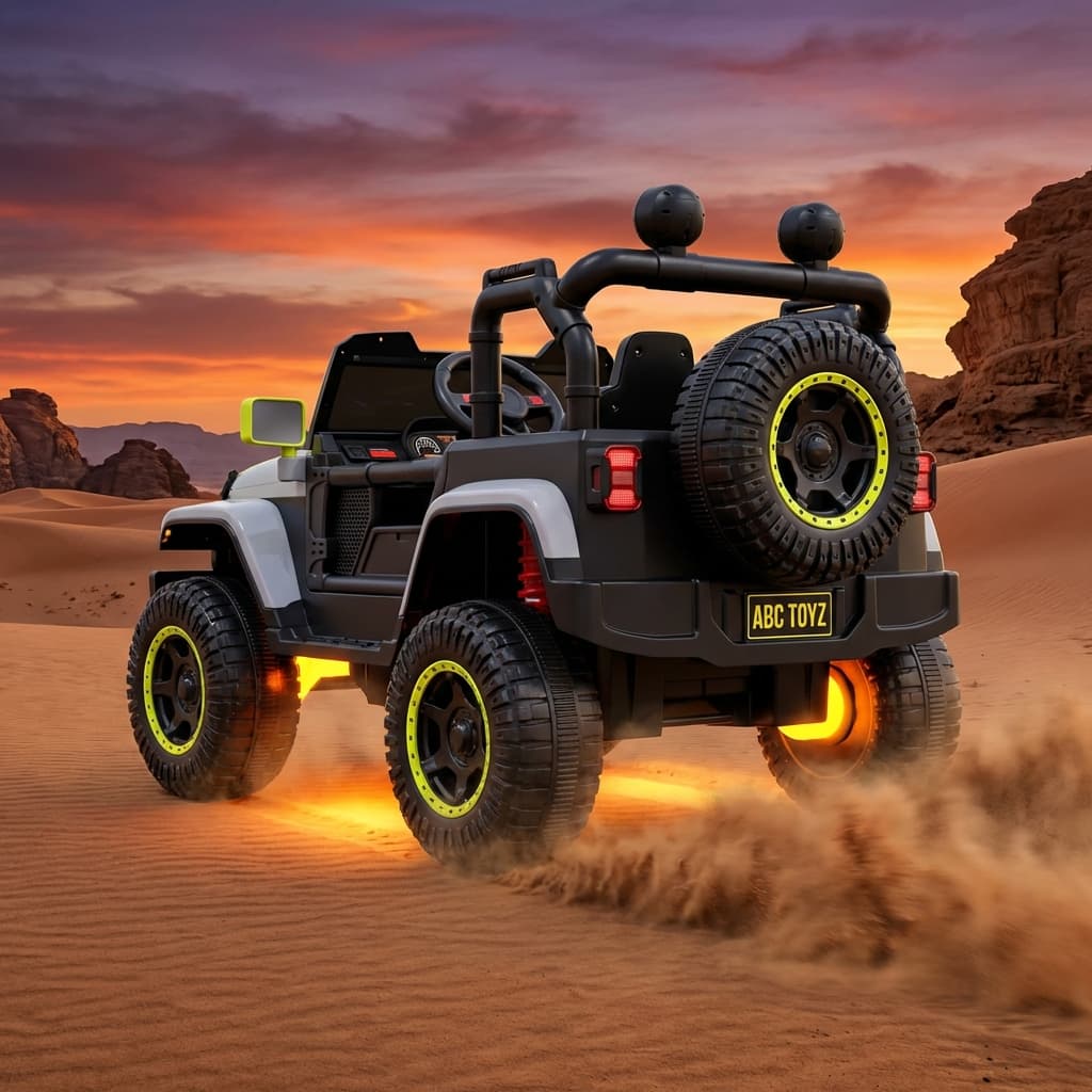 ABC Toyz Rubbion 12V 4WD Off-Road Jeep - View 7