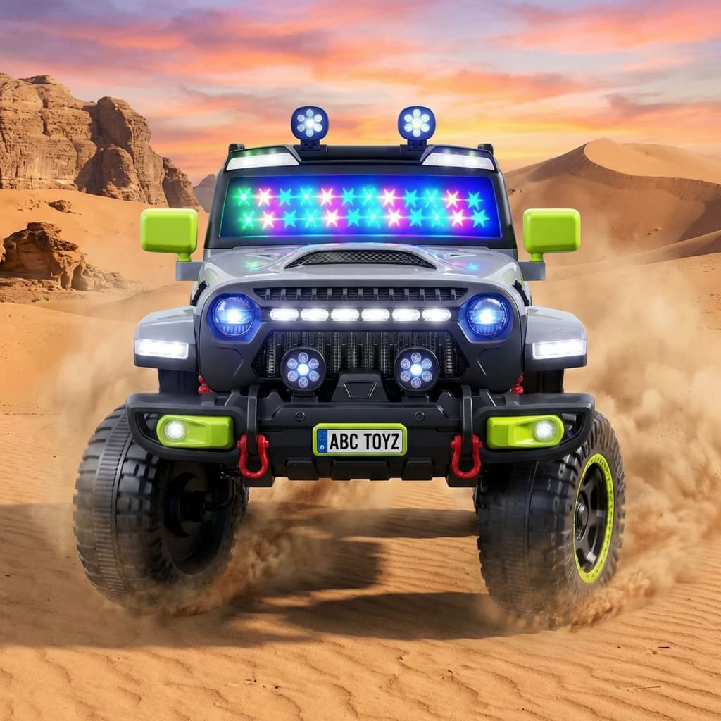 ABC Toyz Rubbion 12V 4WD Off-Road Jeep - View 8