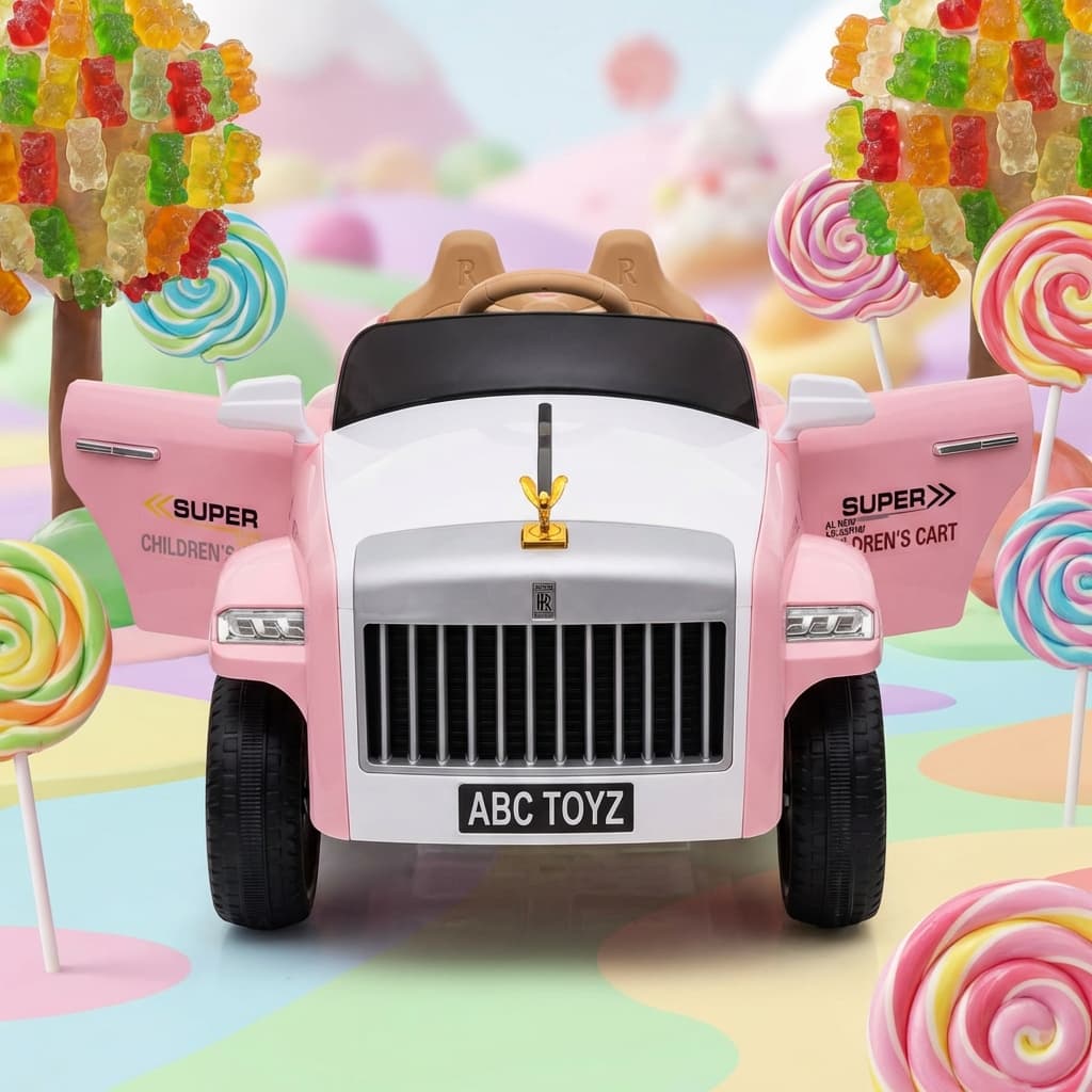 ABC Toyz Rolls Royce Style 12V Dual-Seat Ride-On Car - View 2