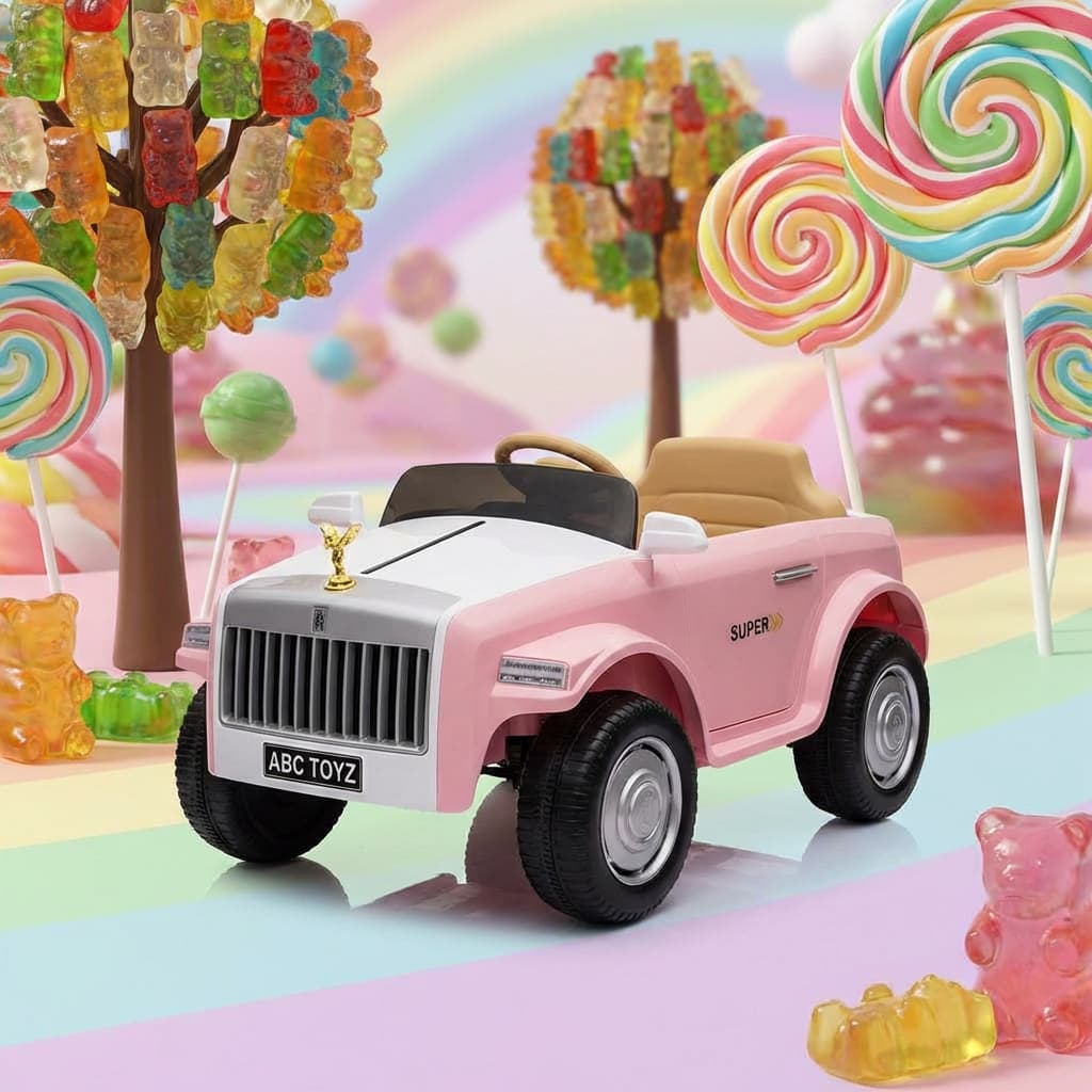 ABC Toyz Rolls Royce Style 12V Dual-Seat Ride-On Car - View 1