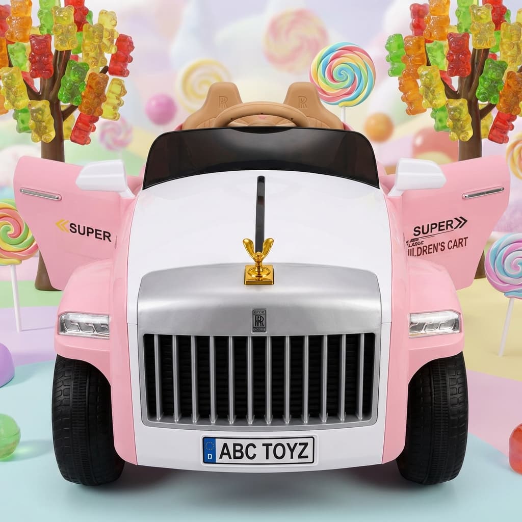 ABC Toyz Rolls Royce Style 12V Dual-Seat Ride-On Car - View 5