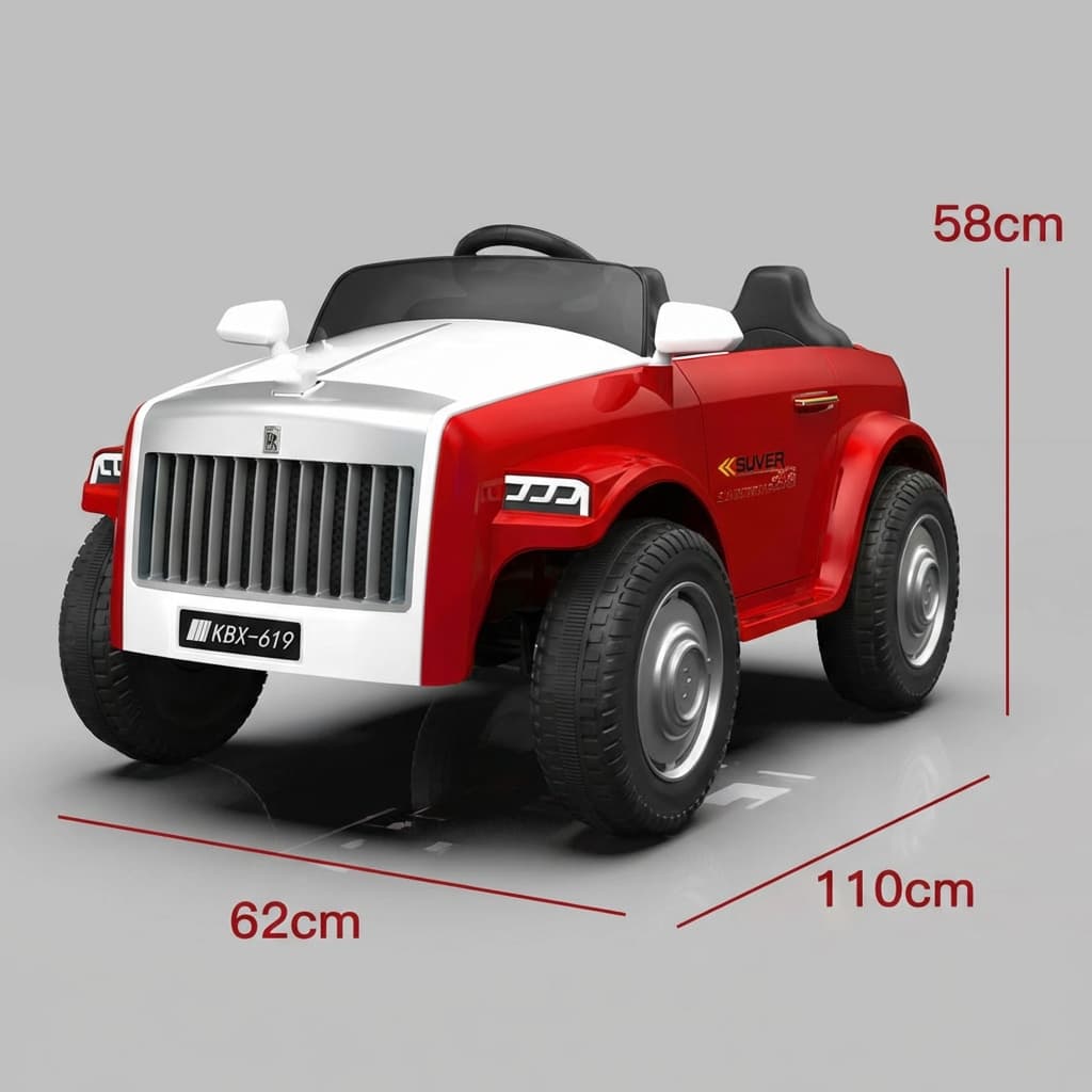 ABC Toyz Rolls Royce Style 12V Dual-Seat Ride-On Car - View 10