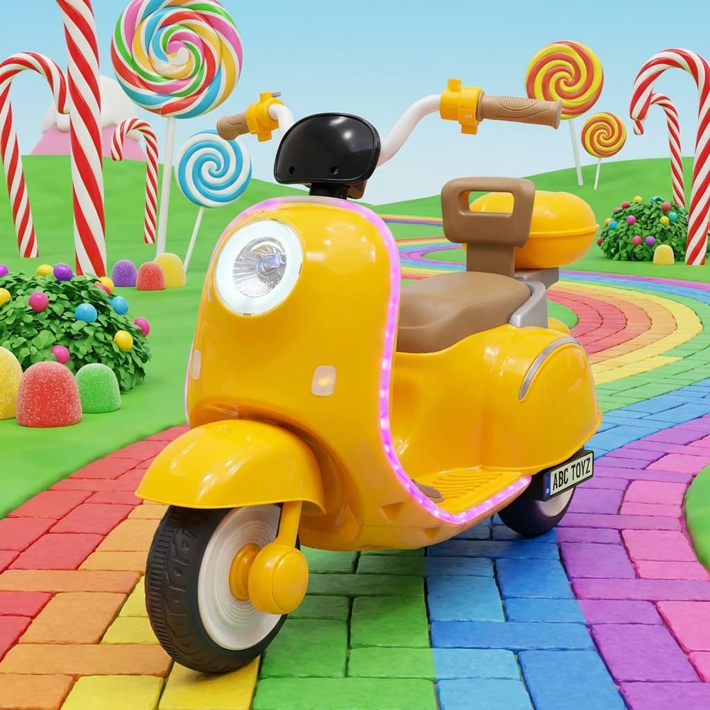 ABC Toyz Vespa Style 12V 3-Wheel Scooty - View 4