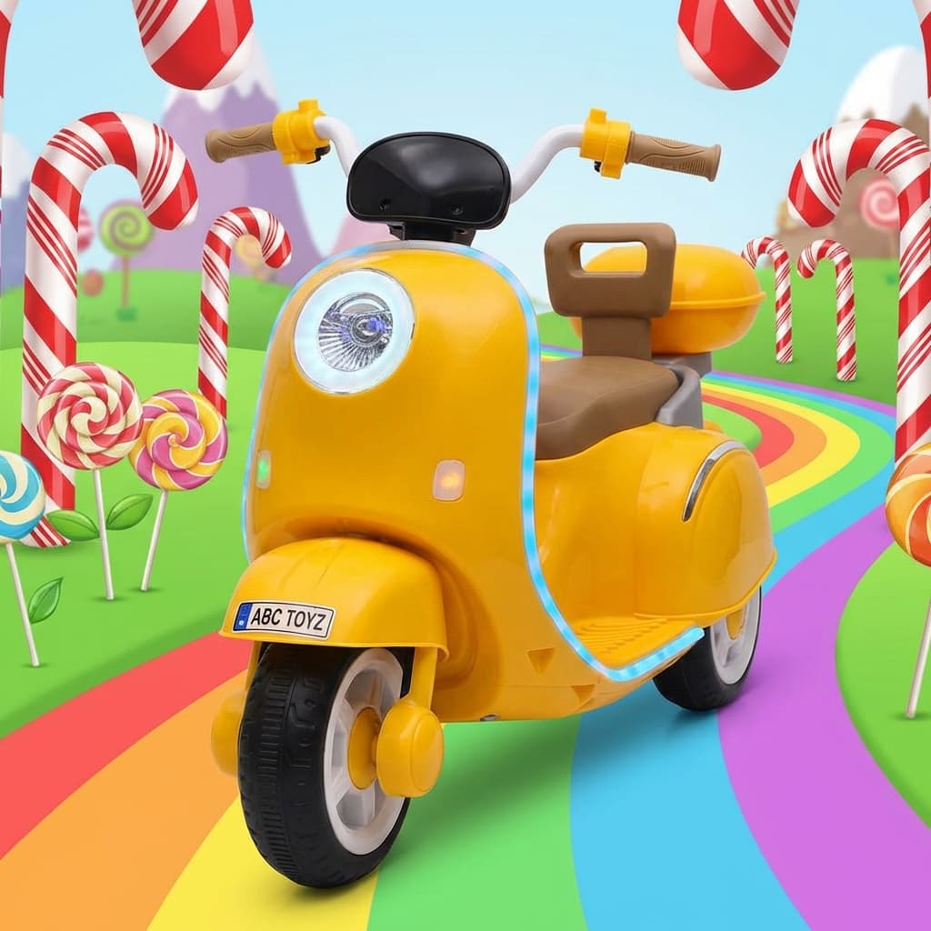 ABC Toyz Vespa Style 12V 3-Wheel Scooty - View 5