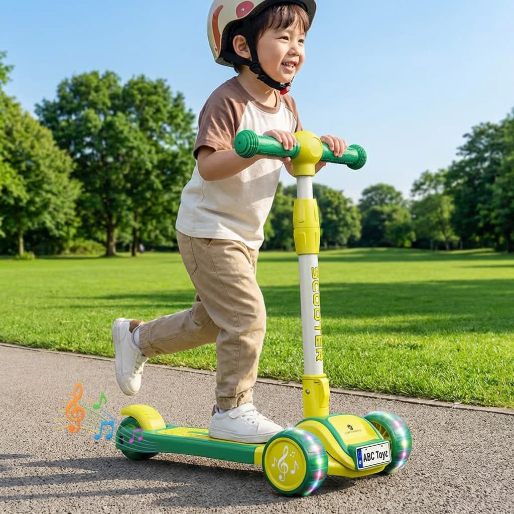 ABC Toyz Rise 'n' Shine LED Musical Scooter - View 1