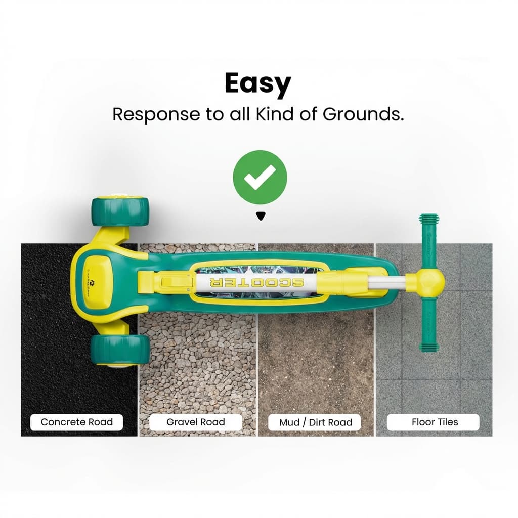 ABC Toyz Rise 'n' Shine LED Musical Scooter - View 7