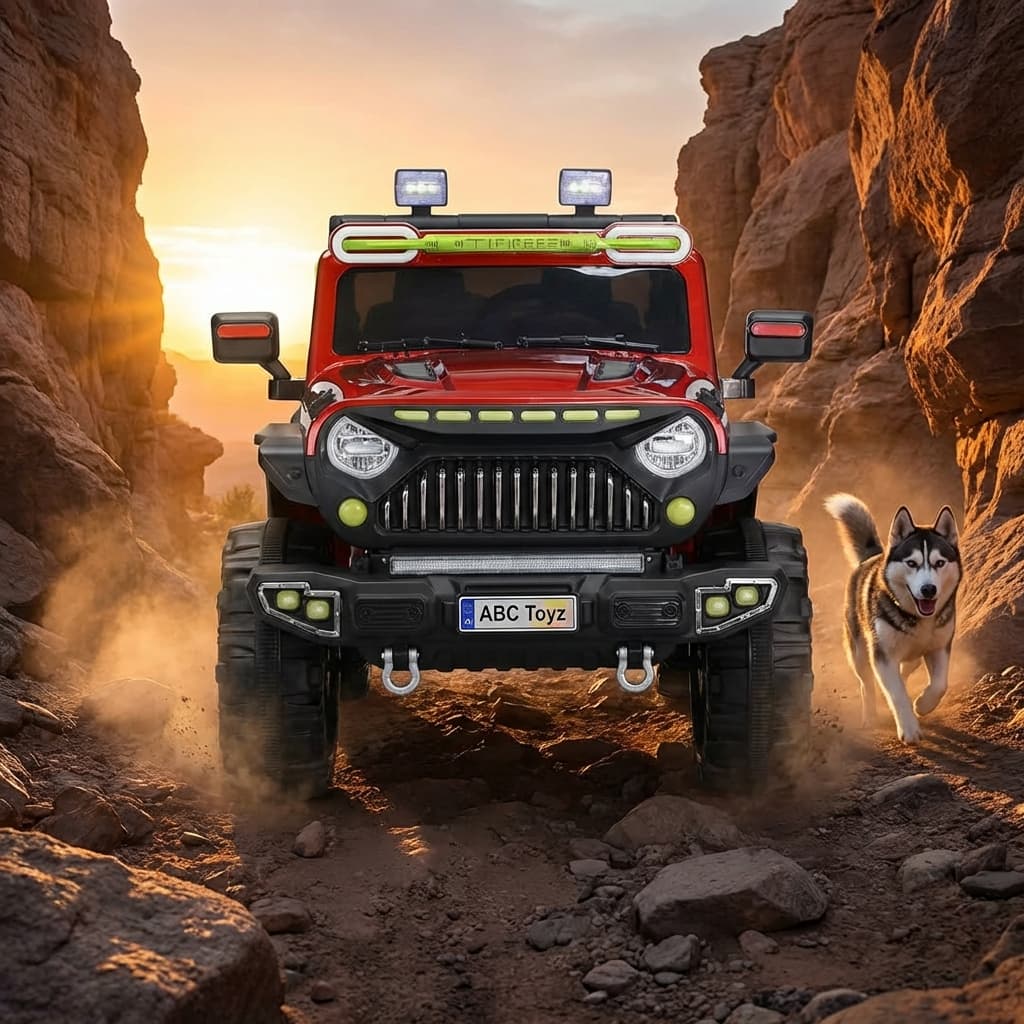 ABC Toyz BH-858 12V 4x4 Remote Control Ride-On Jeep - View 4