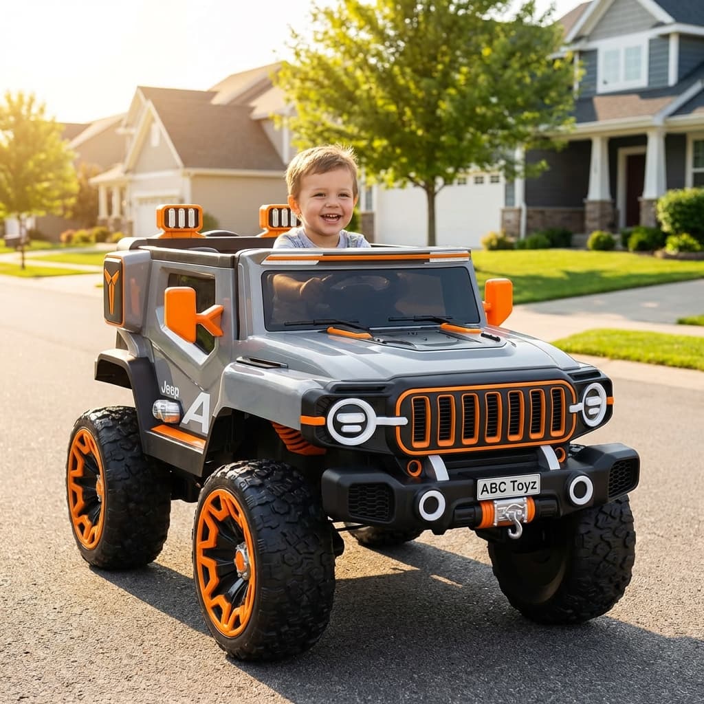 ABC Toyz Maverick 4x4 12V Two-Seater Jumbo Ride-On Jeep - View 1