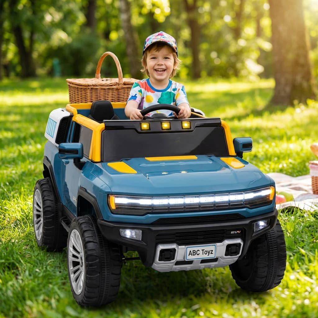 ABC Toyz Hummer EV Style 12V 4WD Monster Truck - View 3