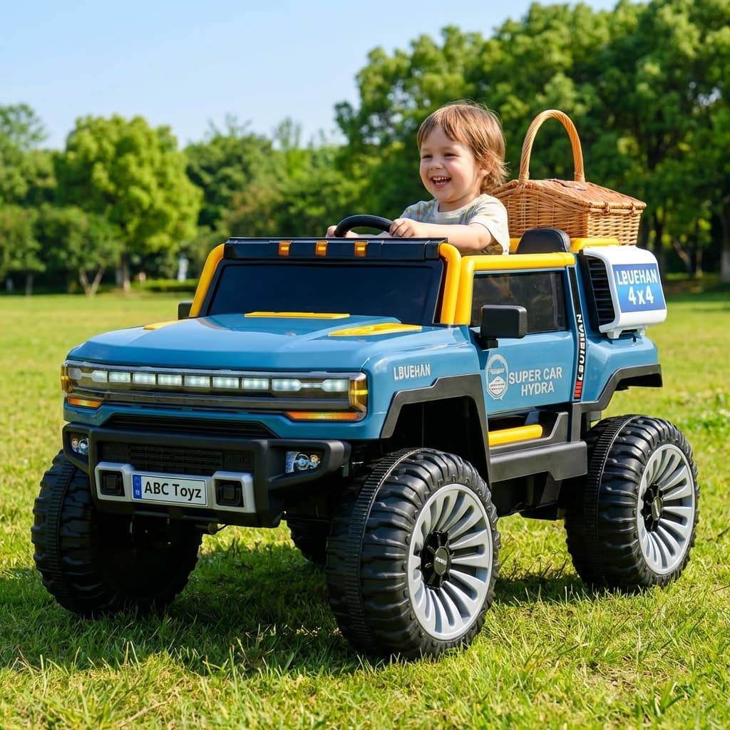 ABC Toyz Hummer EV Style 12V 4WD Monster Truck - View 7