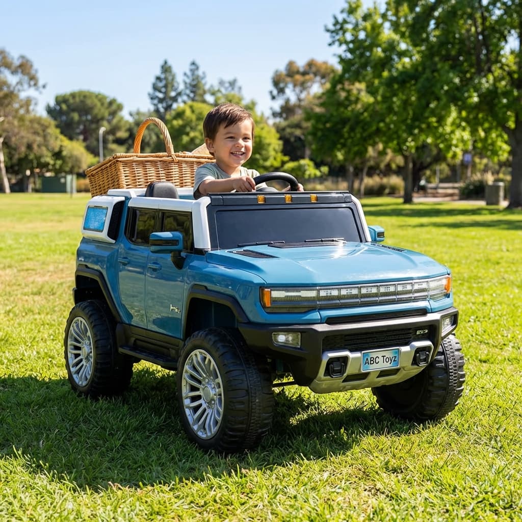 ABC Toyz Hummer EV Style 12V 4WD Monster Truck - View 8