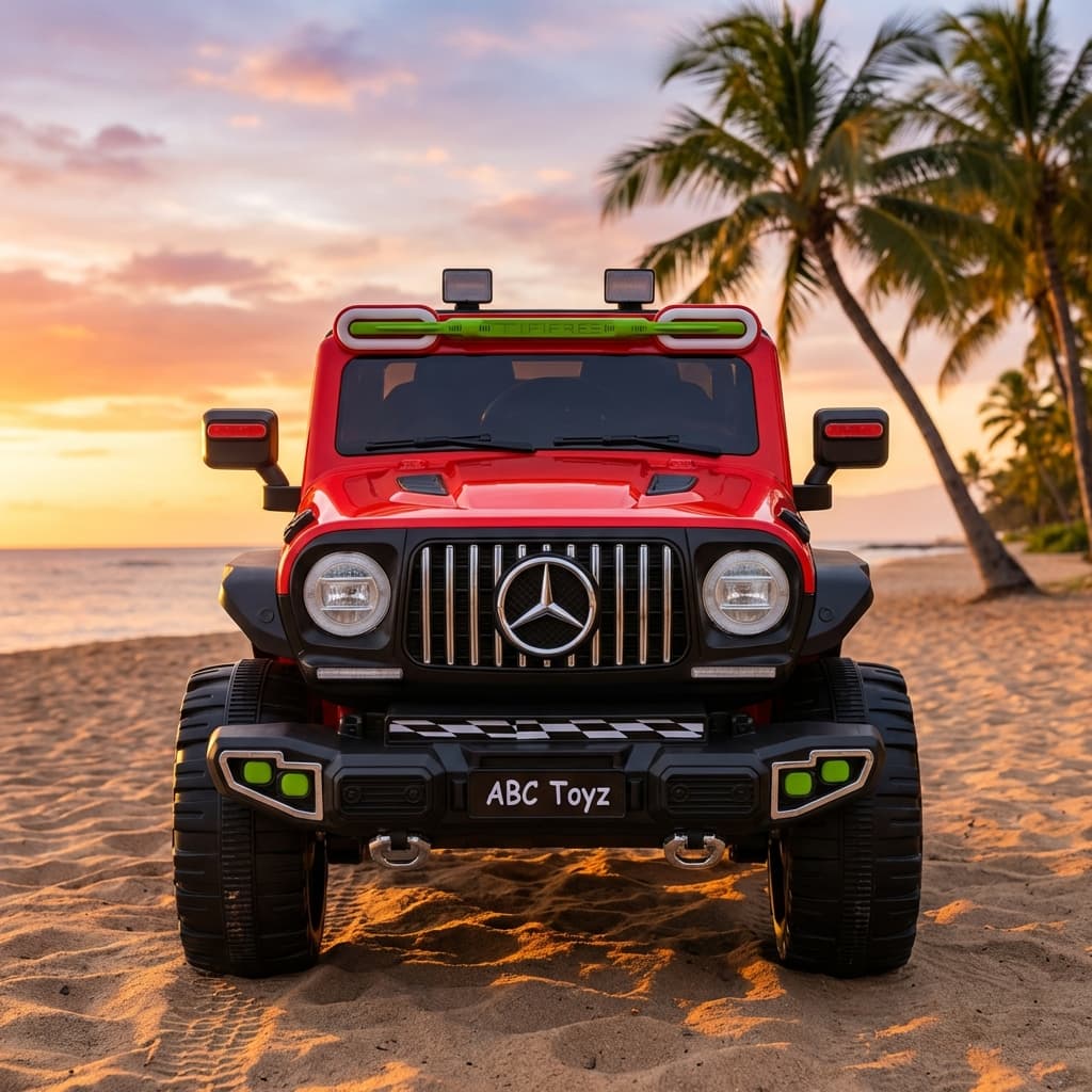 ABC Toyz G-Wagon Style 12V Dual Motor Off-Road Jeep - View 3