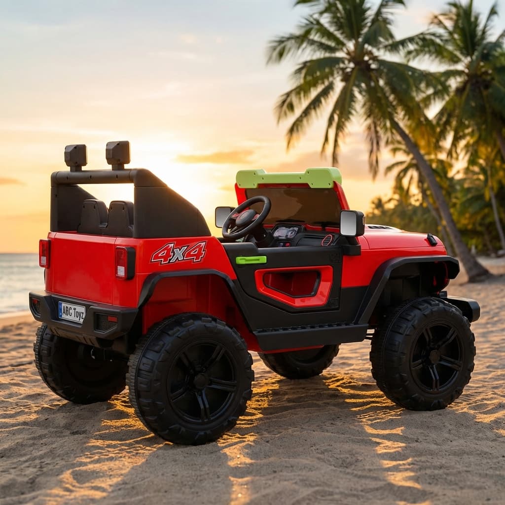 ABC Toyz G-Wagon Style 12V Dual Motor Off-Road Jeep - View 5