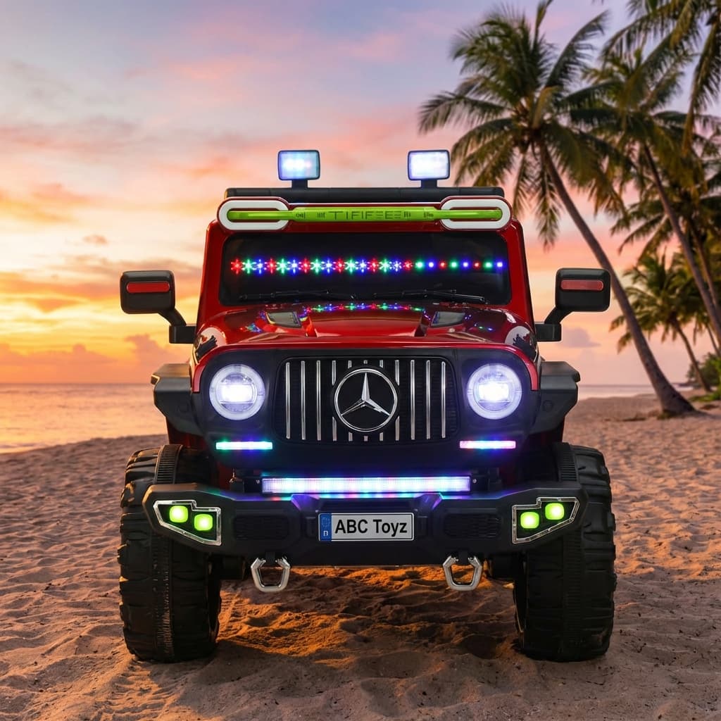 ABC Toyz G-Wagon Style 12V Dual Motor Off-Road Jeep - View 6