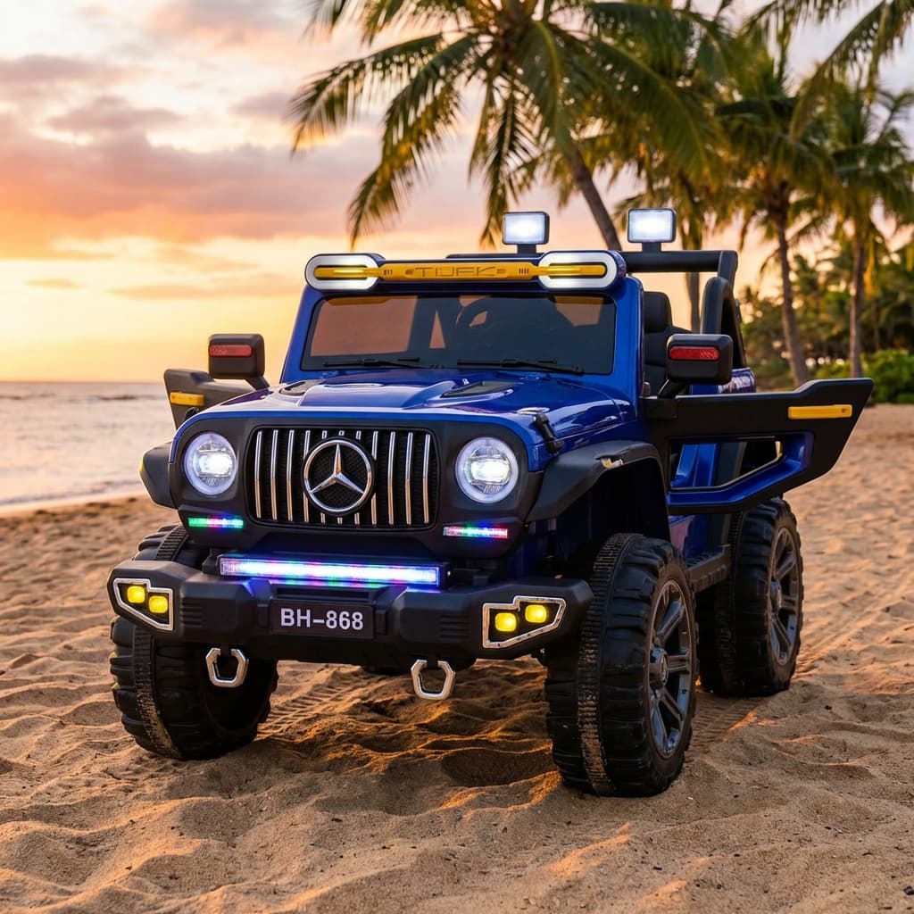 ABC Toyz G-Wagon Style 12V Dual Motor Off-Road Jeep - View 10