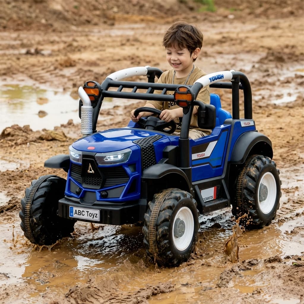 ABC Toyz Tough Excavator 12V Tractor - View 7