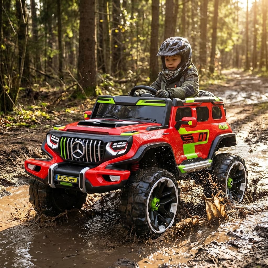 ABC Toyz EV1177 12V 4WD Mercedes Style Off-Road Jeep - View 2