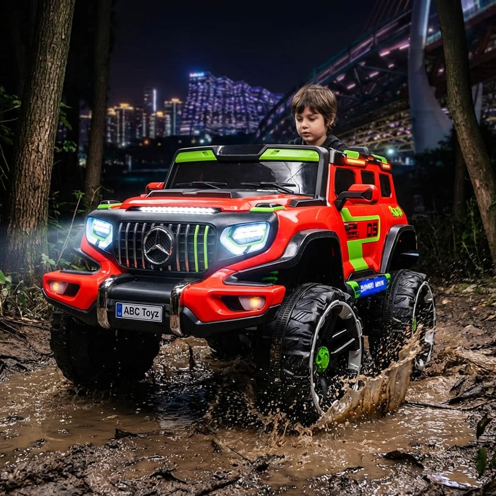 ABC Toyz EV1177 12V 4WD Mercedes Style Off-Road Jeep - View 4